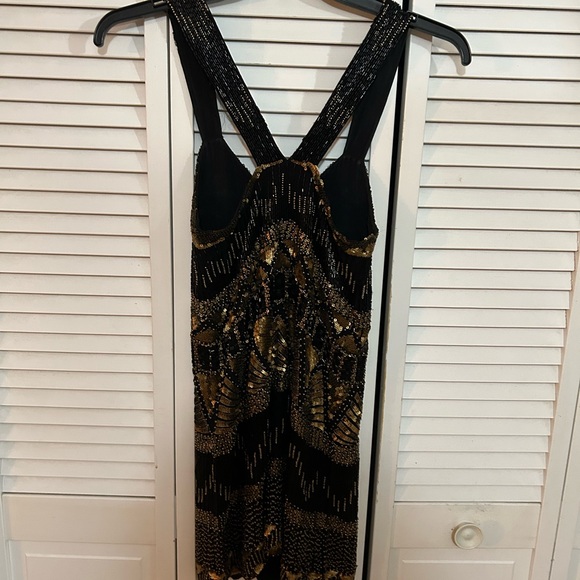 French Connection Beaded Holiday Dress - Picture 2 of 6